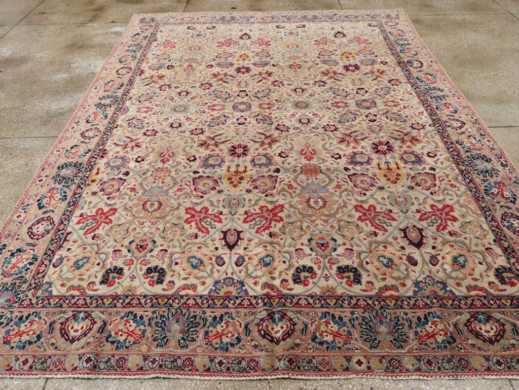 Antique Persian Tabriz Carpet, No.14434 - Galerie Shabab