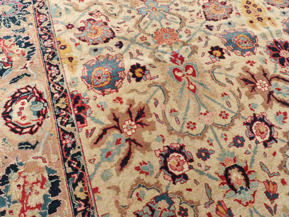 Antique Persian Tabriz Carpet, No.14434 - Galerie Shabab