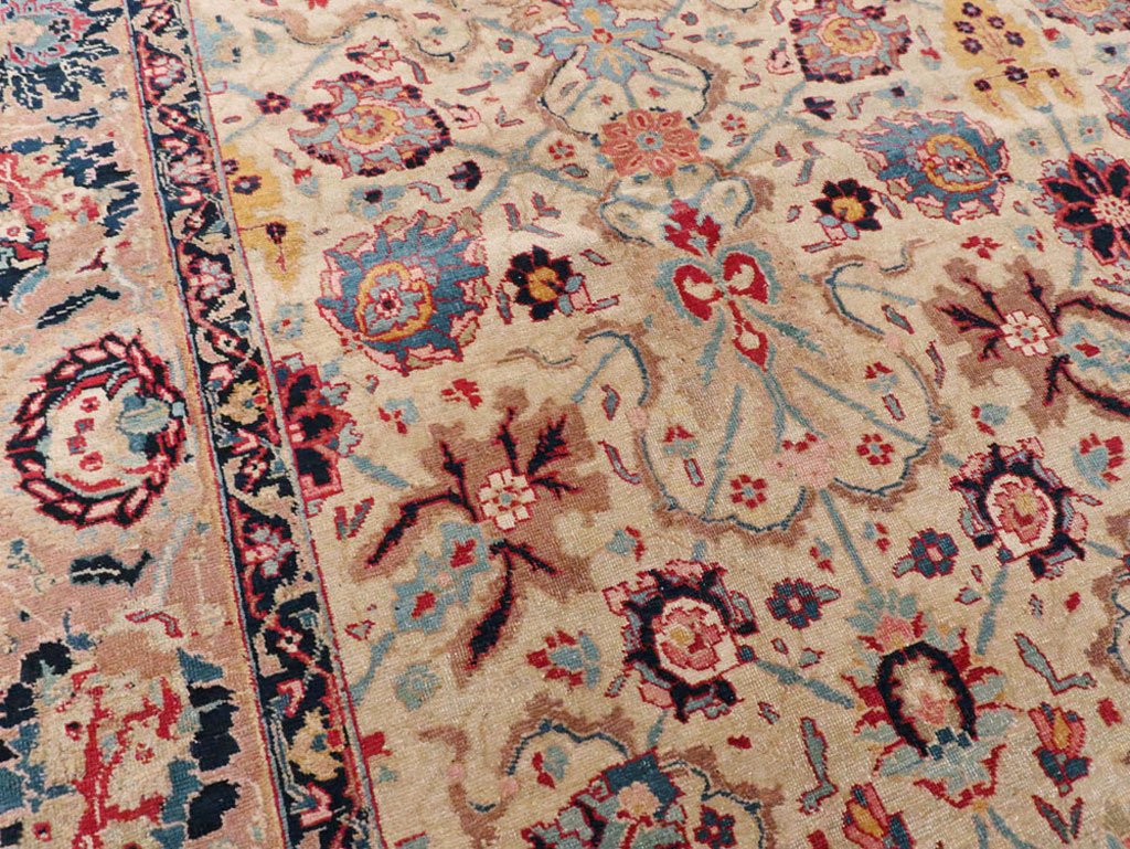 Antique Persian Tabriz Carpet, No.14434 - Galerie Shabab
