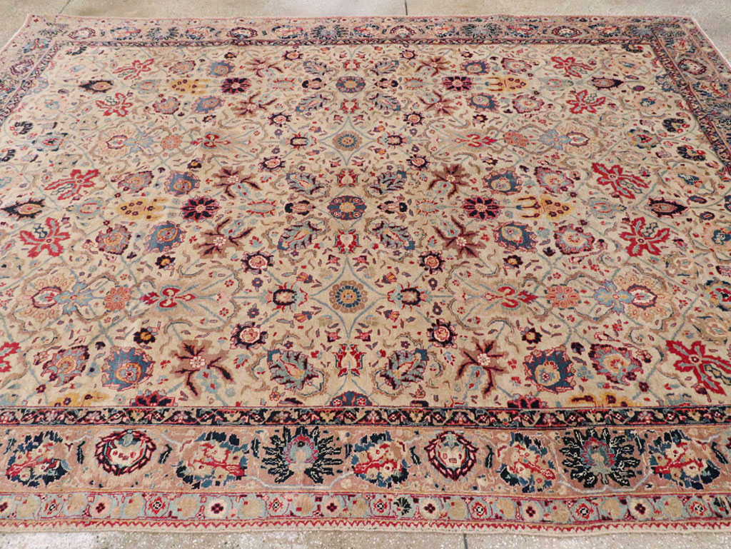 Antique Persian Tabriz Carpet, No.14434 - Galerie Shabab