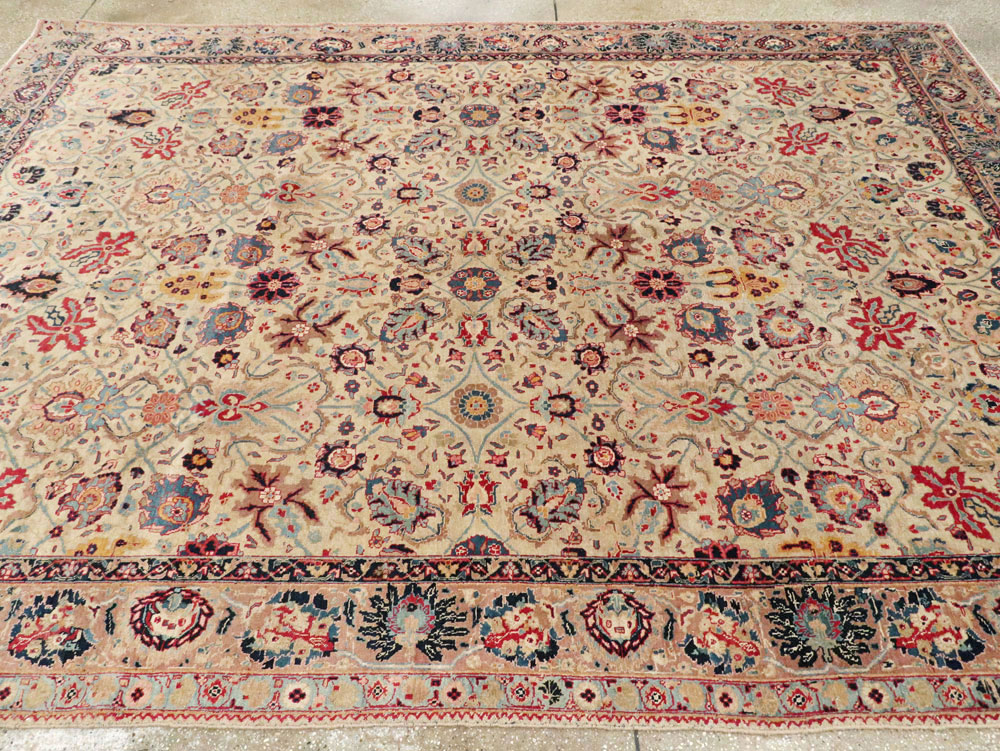 Antique Persian Tabriz Carpet, No.14434 - Galerie Shabab