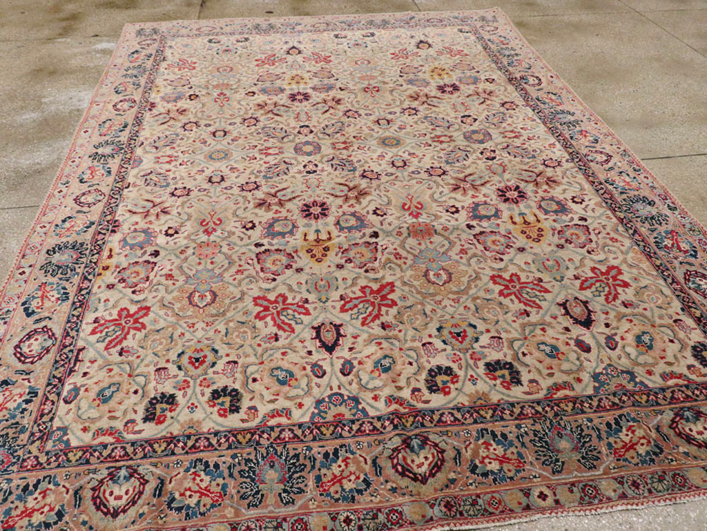Antique Persian Tabriz Carpet, No.14434 - Galerie Shabab