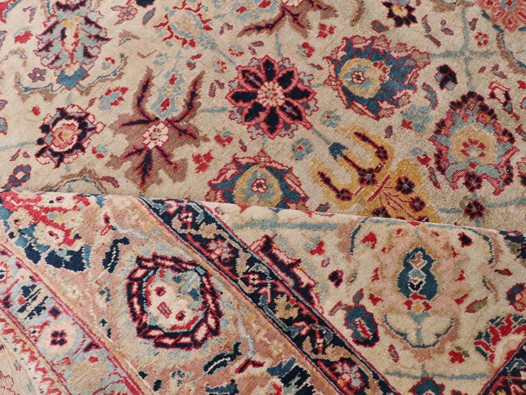 Antique Persian Tabriz Carpet, No.14434 - Galerie Shabab