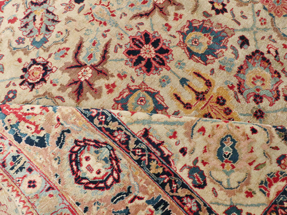 Antique Persian Tabriz Carpet, No.14434 - Galerie Shabab