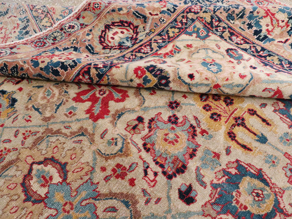 Antique Persian Tabriz Carpet, No.14434 - Galerie Shabab
