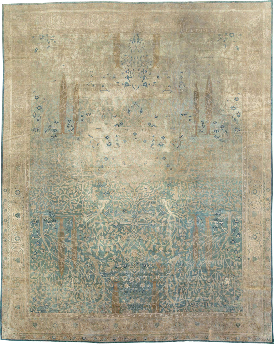 Vintage Indian Lahore Carpet, No.14437 - Galerie Shabab