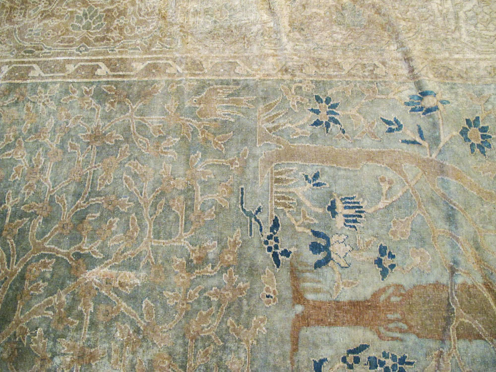 Vintage Indian Lahore Carpet, No.14437 - Galerie Shabab