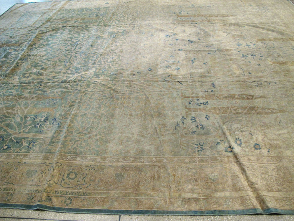 Vintage Indian Lahore Carpet, No.14437 - Galerie Shabab
