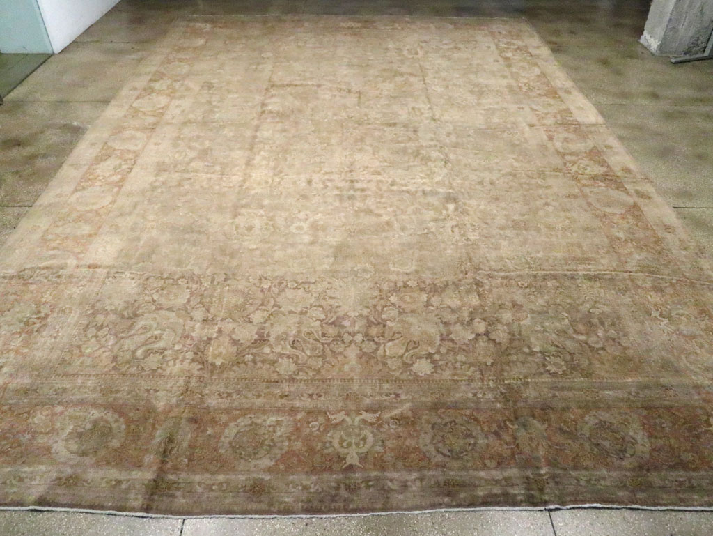 Antique Persian Tabriz Carpet, No.14454 - Galerie Shabab