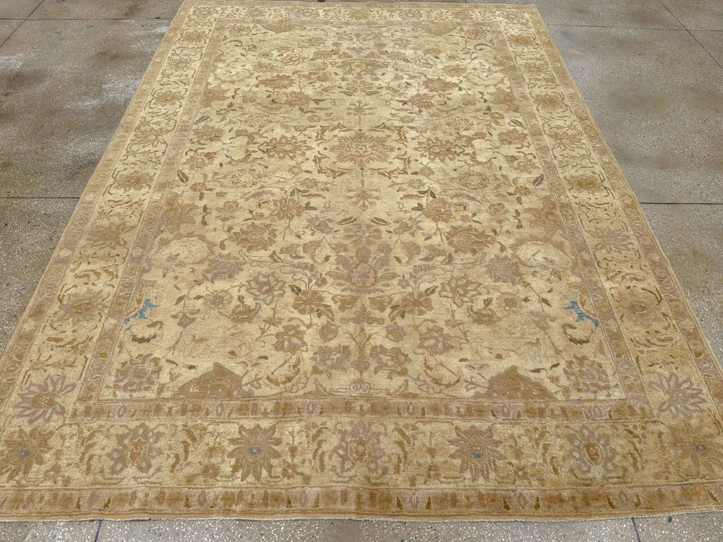 Antique Persian Tabriz Carpet, No.14456 - Galerie Shabab