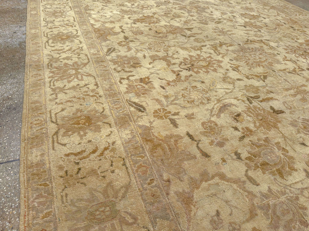 Antique Persian Tabriz Carpet, No.14456 - Galerie Shabab