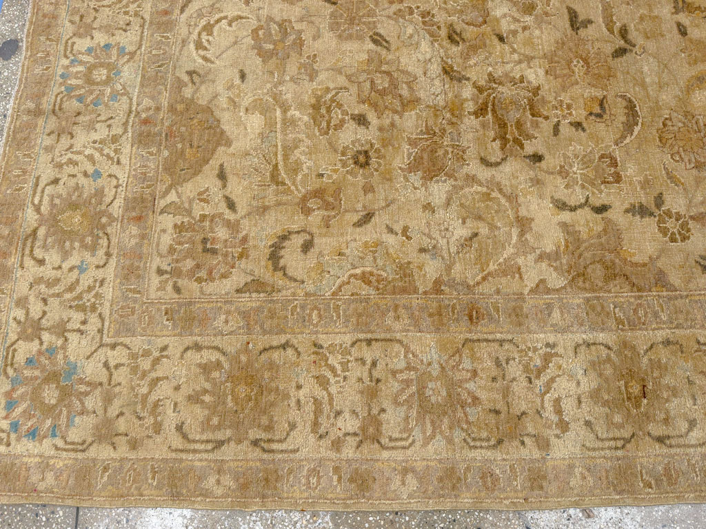 Antique Persian Tabriz Carpet, No.14456 - Galerie Shabab