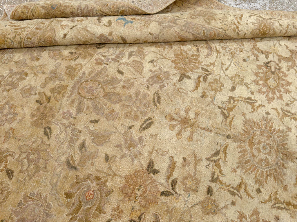 Antique Persian Tabriz Carpet, No.14456 - Galerie Shabab