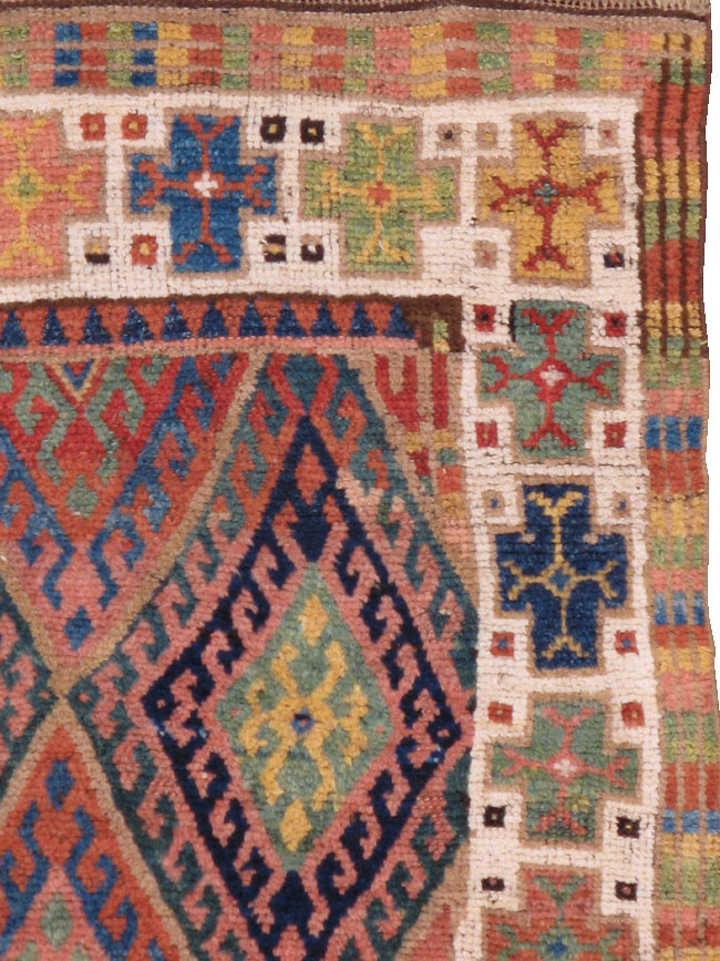 Antique Kazak Rug, No.14481 - Galerie Shabab