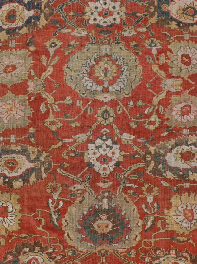 Antique Sultanabad Carpet, No.14483 - Galerie Shabab