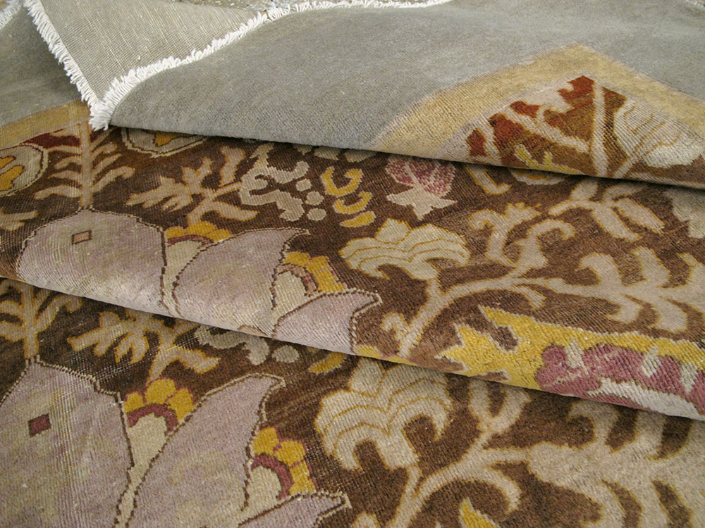 Antique Indian Lahore Carpet, No.14501 - Galerie Shabab