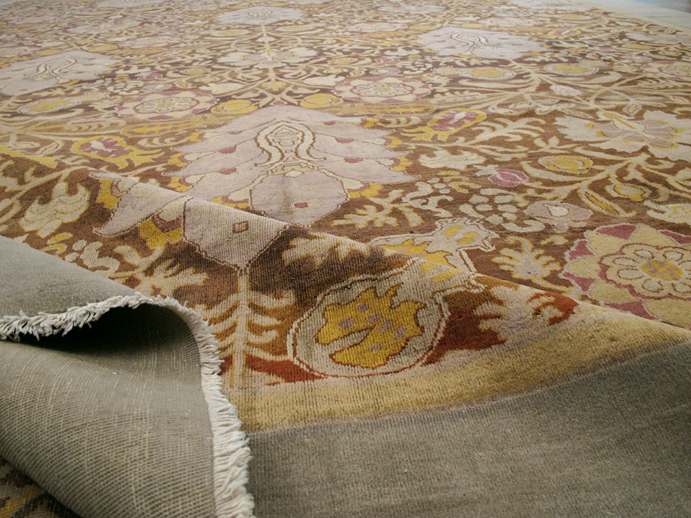 Antique Indian Lahore Carpet, No.14501 - Galerie Shabab