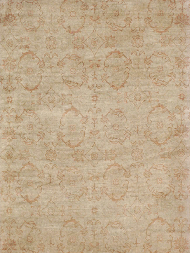 Antique Turkish Oushak Carpet, No.14506 - Galerie Shabab