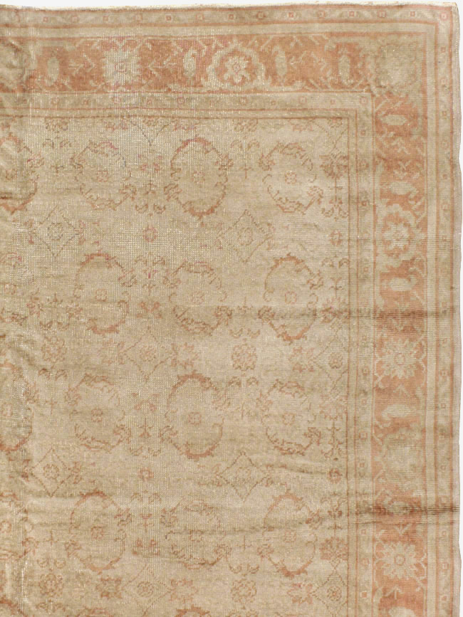 Antique Turkish Oushak Carpet, No.14506 - Galerie Shabab