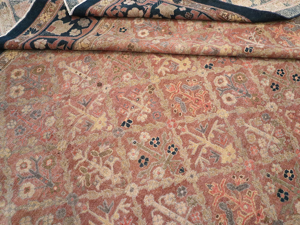 Antique Indian Lahore Room Size Carpet, No.14515 - Galerie Shabab