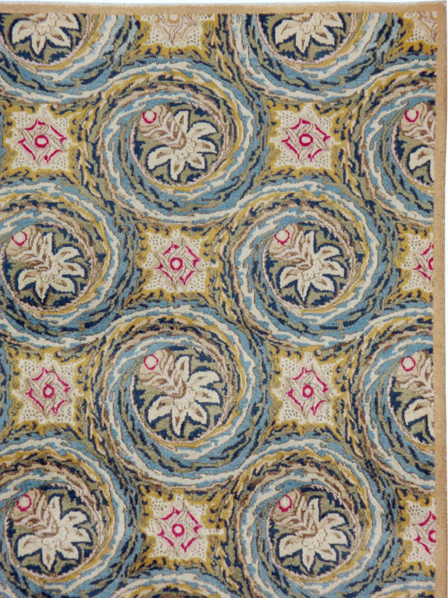 Vintage Persian Kerman Carpet, No.14526 - Galerie Shabab