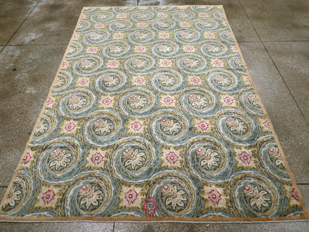 Vintage Persian Kerman Carpet, No.14526 - Galerie Shabab