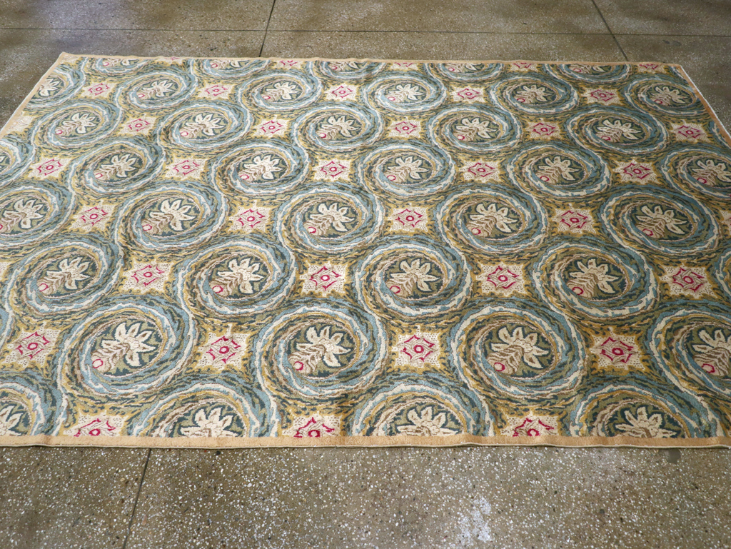 Vintage Persian Kerman Carpet, No.14526 - Galerie Shabab