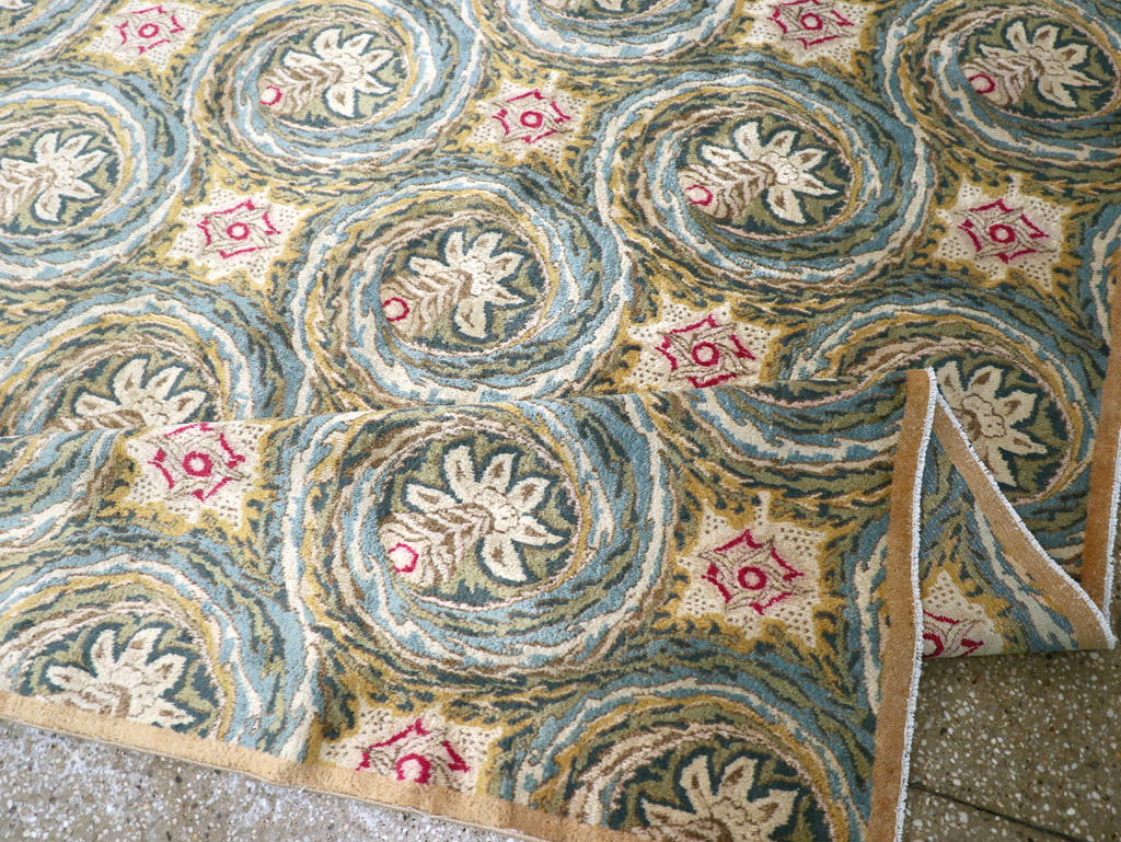 Vintage Persian Kerman Carpet, No.14526 - Galerie Shabab