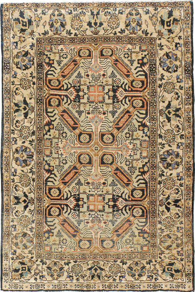 Vintage Persian Tabriz Rug (Pair: 1 of 2), No.14547 - Galerie Shabab