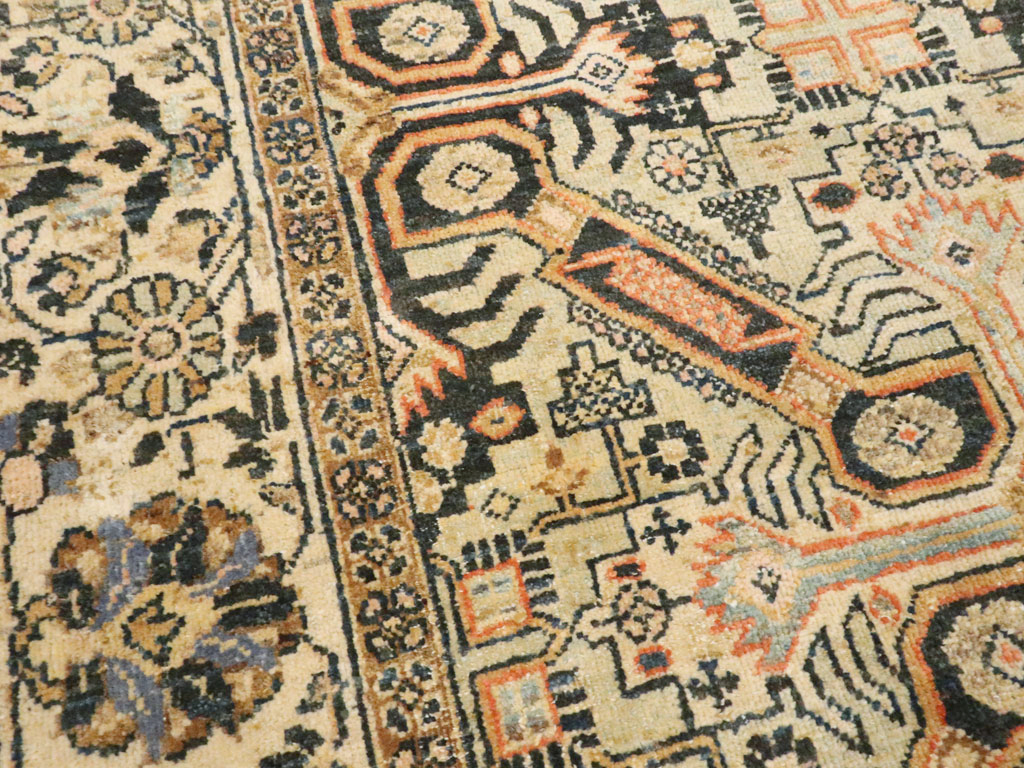 Vintage Persian Tabriz Rug (Pair: 2 of 2), No.14548 - Galerie Shabab
