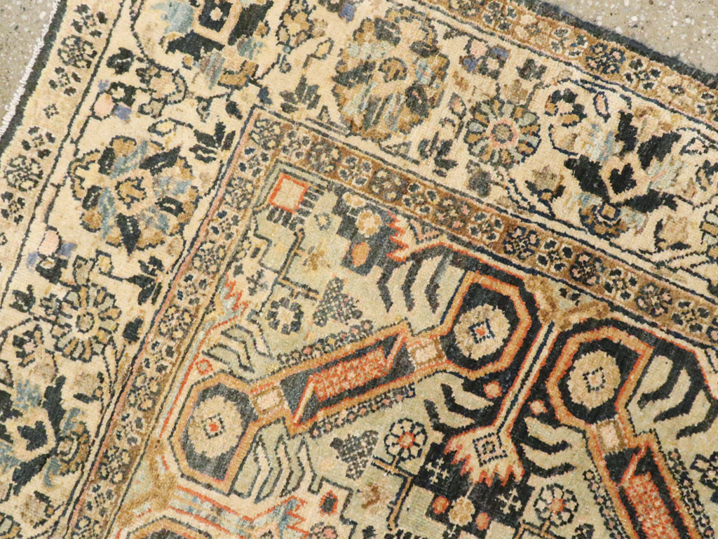 Vintage Persian Tabriz Rug (Pair: 2 of 2), No.14548 - Galerie Shabab