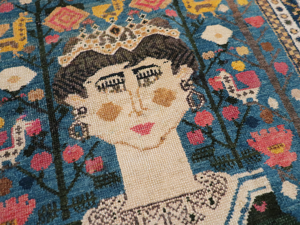 Antique Northwest Persian Pictorial Rug, No.14557 - Galerie Shabab