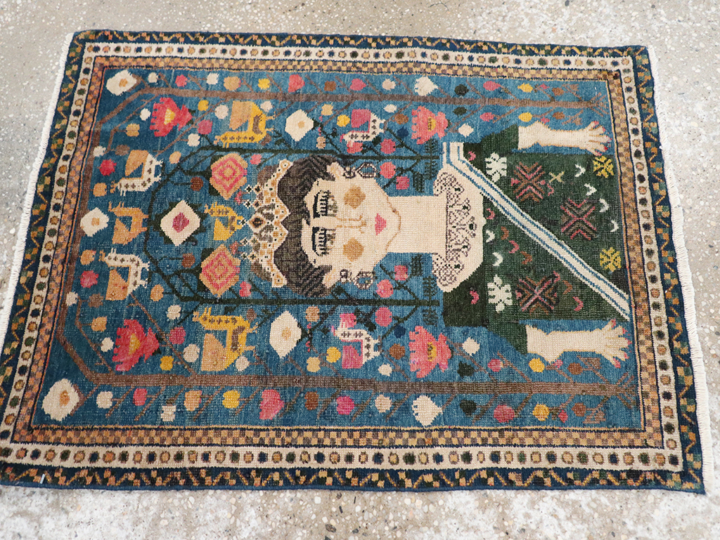 Antique Northwest Persian Pictorial Rug, No.14557 - Galerie Shabab