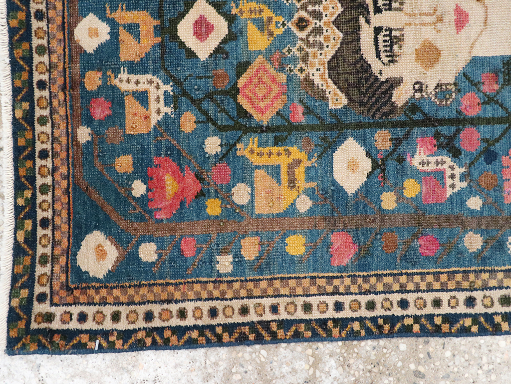 Antique Northwest Persian Pictorial Rug, No.14557 - Galerie Shabab