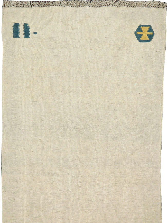 Vintage Persian Modernist Kilim, No.14566 - Galerie Shabab