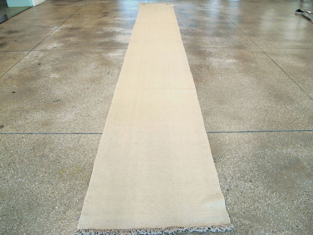 Vintage Persian Modernist Kilim, No.14566 - Galerie Shabab