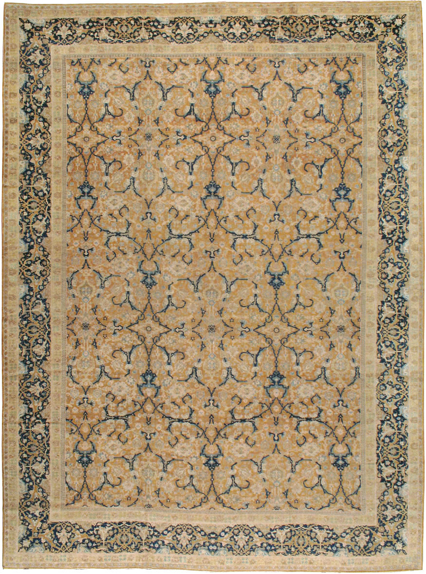 Antique Persian Tabriz Carpet, No.14568 - Galerie Shabab