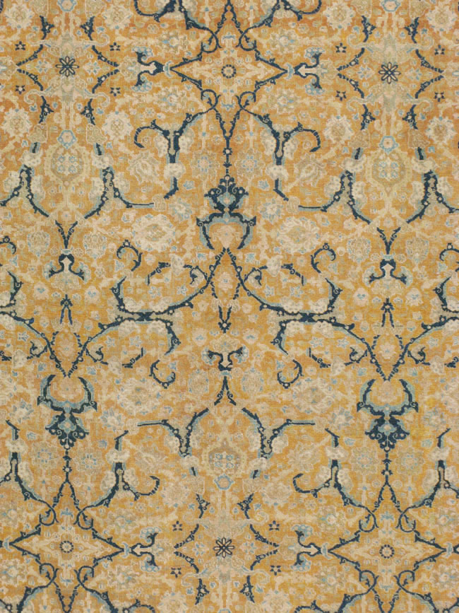 Antique Persian Tabriz Carpet, No.14568 - Galerie Shabab