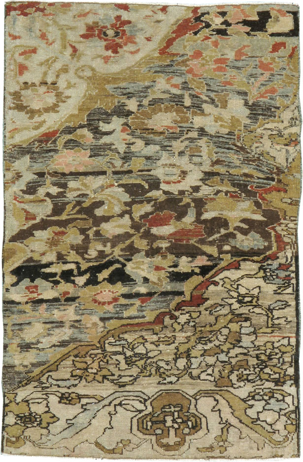 Antique Persian Malayer Sampler Rug, No.14570 - Galerie Shabab