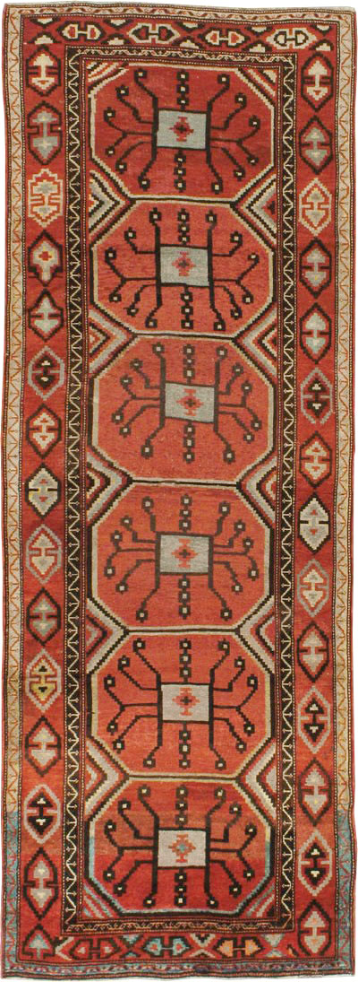 Antique Central Asian Beshir Runner, No.14582 - Galerie Shabab