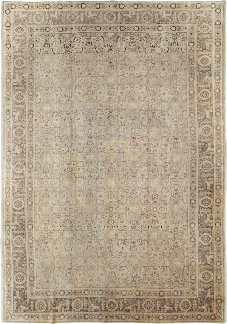 Antique Persian Tabriz Carpet, No.14584 - Galerie Shabab