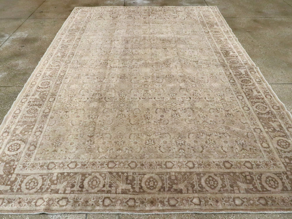 Antique Persian Tabriz Carpet, No.14584 - Galerie Shabab