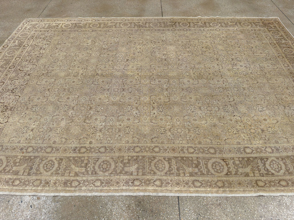 Antique Persian Tabriz Carpet, No.14584 - Galerie Shabab