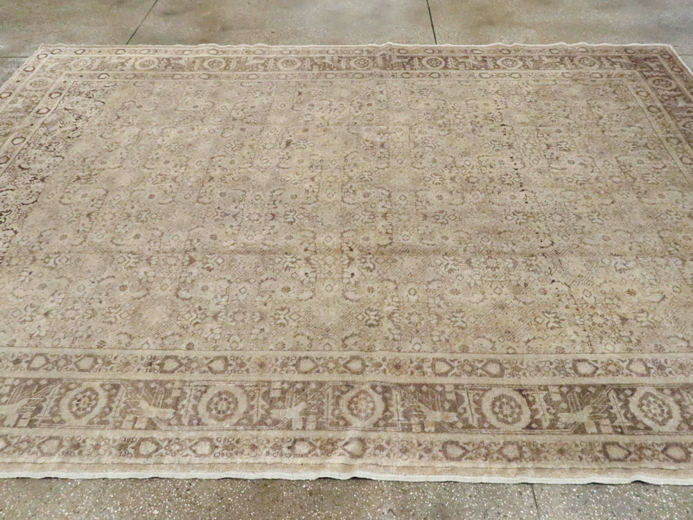 Antique Persian Tabriz Carpet, No.14584 - Galerie Shabab