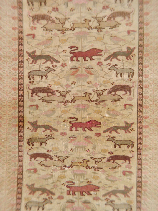 Antique Caucasian Karabagh Pictorial Rug, No.14600 - Galerie Shabab