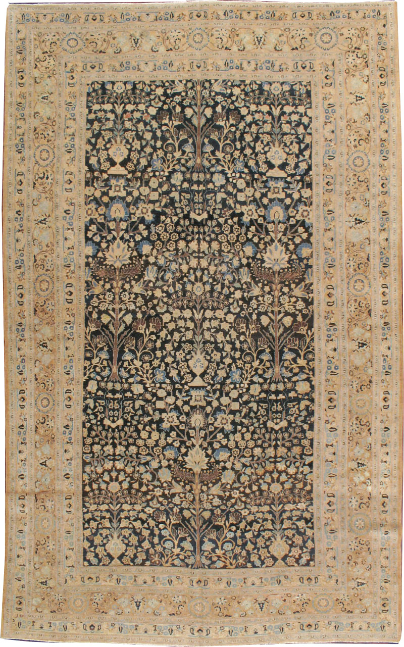 Antique Persian Mashad Carpet, No.14602 - Galerie Shabab