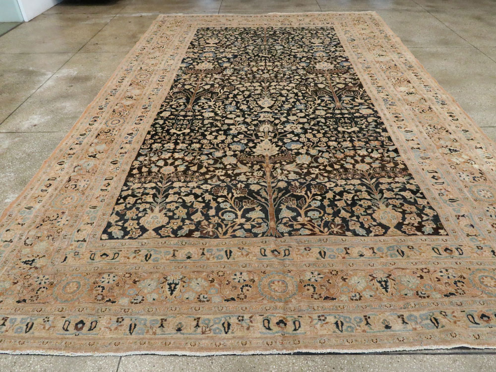 Antique Persian Mashad Carpet, No.14602 - Galerie Shabab