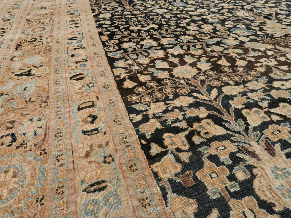 Antique Persian Mashad Carpet, No.14602 - Galerie Shabab