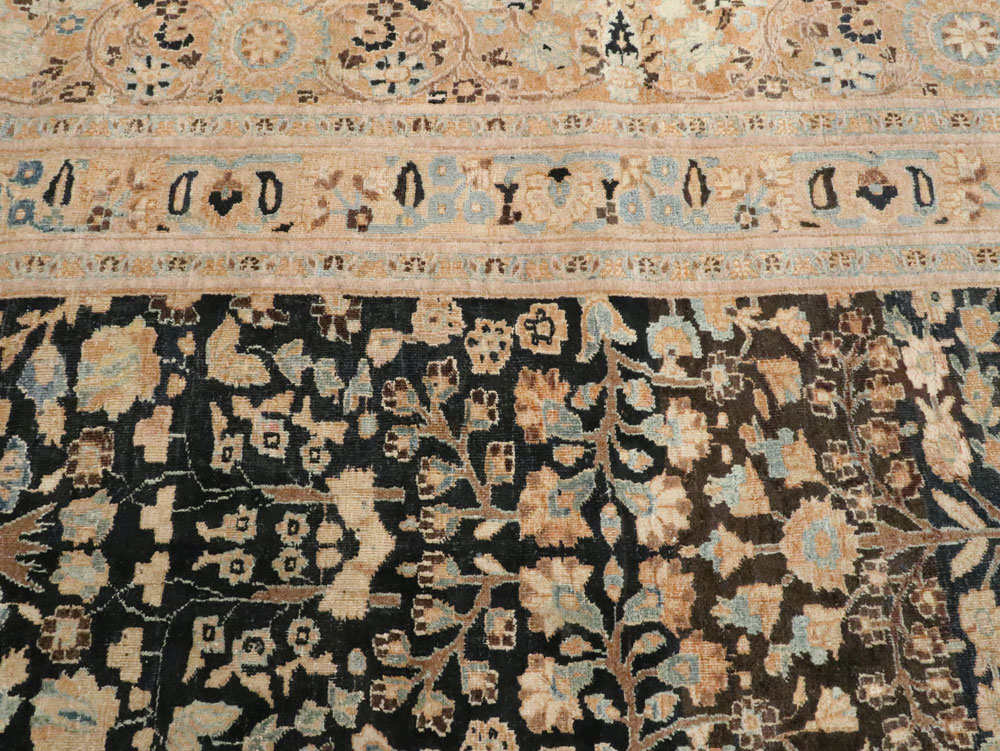 Antique Persian Mashad Carpet, No.14602 - Galerie Shabab