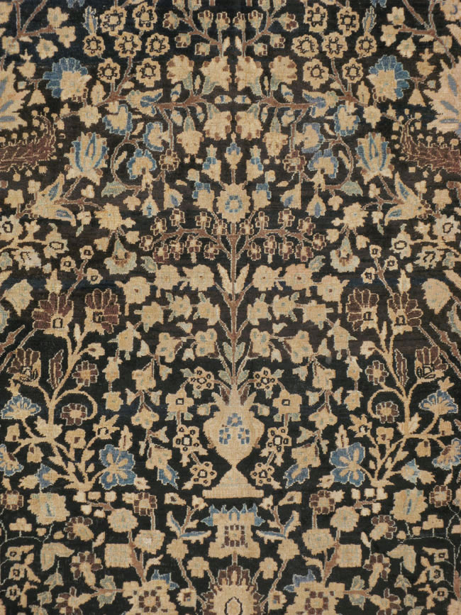 Antique Persian Mashad Carpet, No.14602 - Galerie Shabab